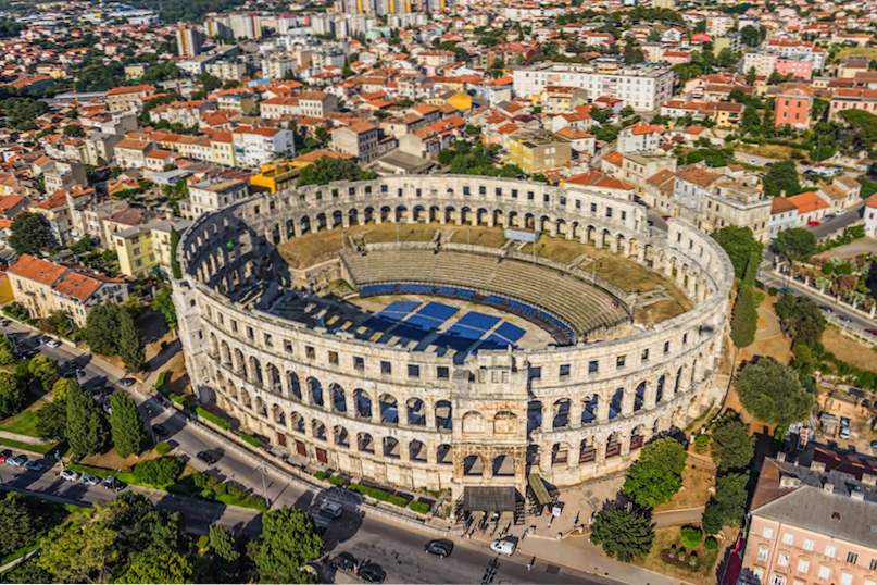 10 berømte romerske amfiteater / Historie