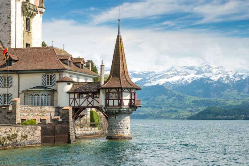 10 vackraste slott i Schweiz / schweiz