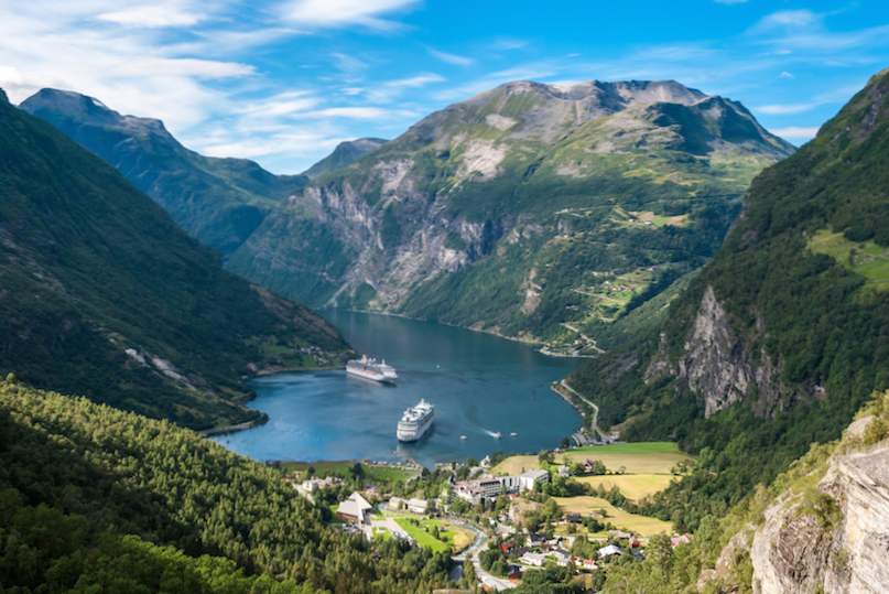10 vackraste fjorden i världen / landskap