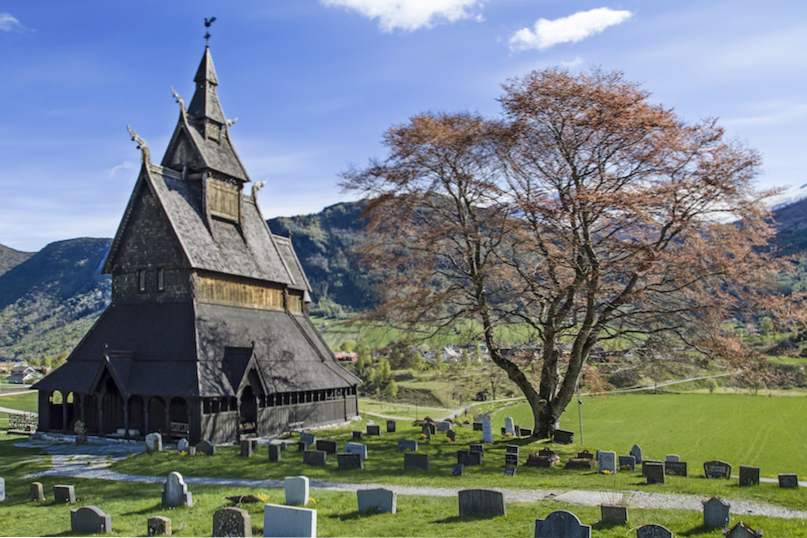 10 vackraste Stavkirker i Norge / Norge
