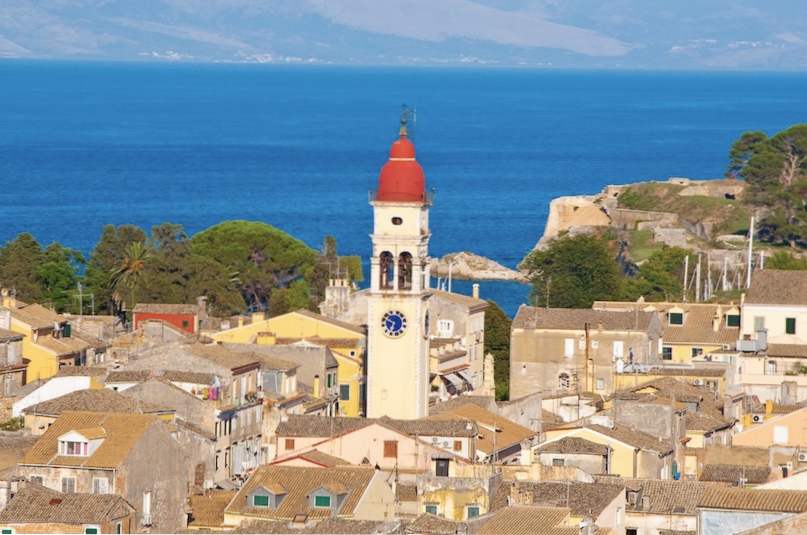 10 mest populära attraktionerna på Korfu / grekland