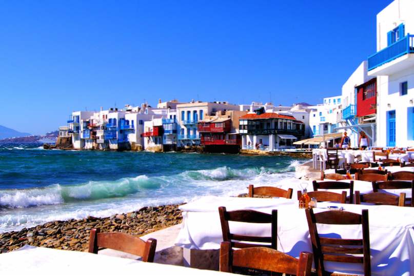 10 mest populära attraktionerna i Mykonos / grekland