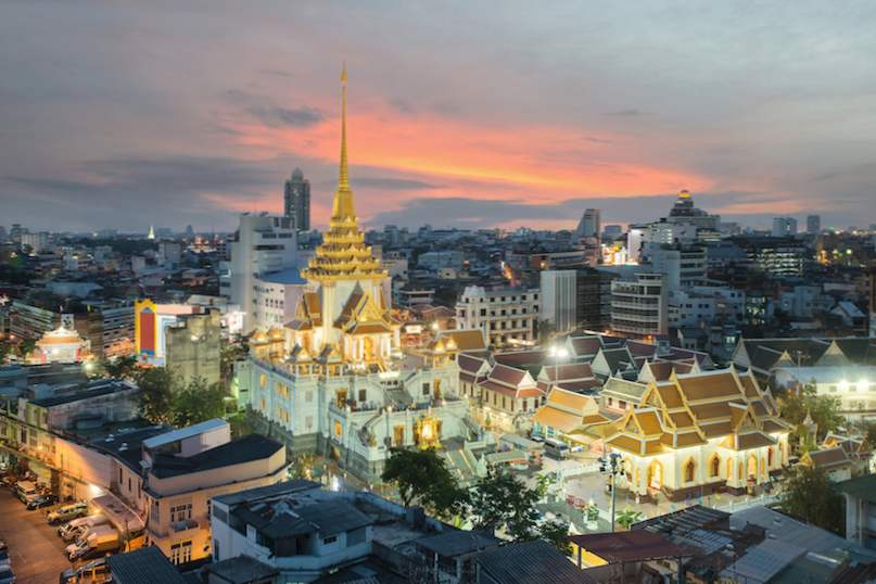 10 beste toeristische attracties in Bangkok / Thailand