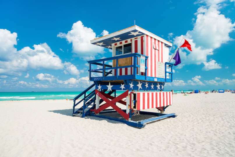Topp 10 turistattraktioner i Miami / florida