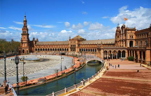 Topp 10 turistattraktioner i Sevilla / spanien