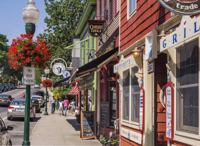 12 charmanteste Kleinstädte in Maine / Vereinigte Staaten von Amerika