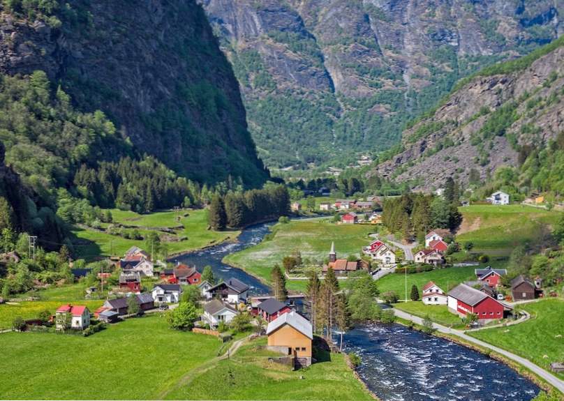 12 mest natursköna småstäder i norge / Norge