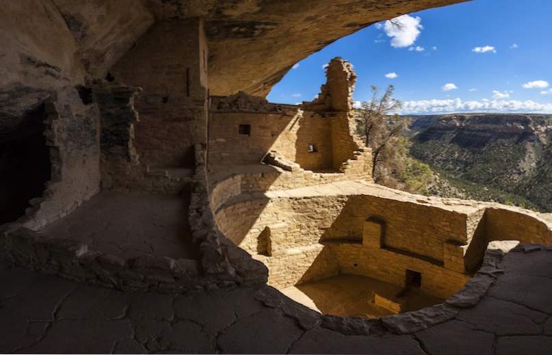 Amazing Cliff Bostäder av Mesa Verde i Colorado / Sydväst