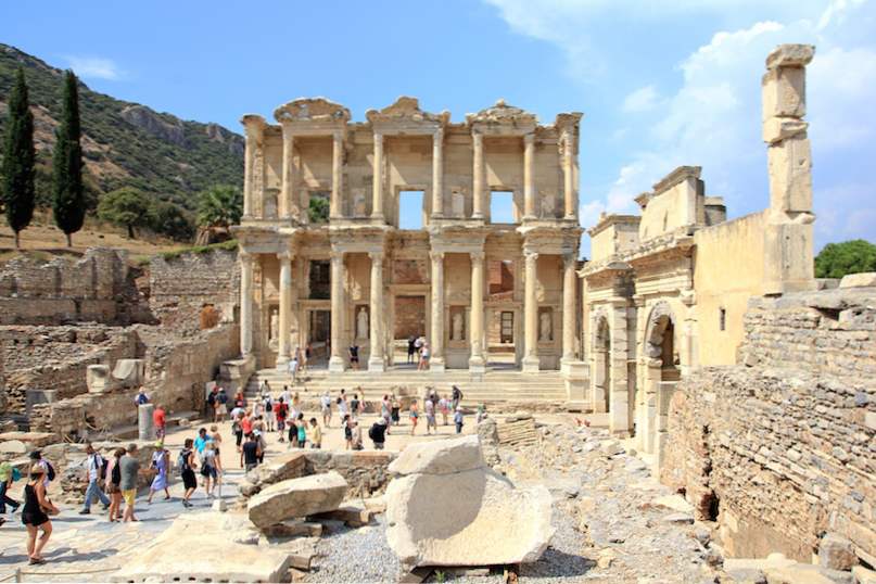 Entdecken Sie das antike Ephesus in der Türkei / Truthahn