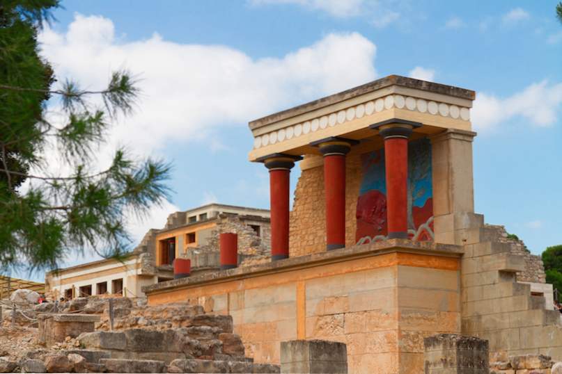 Enthülle die Geheimnisse des Knossos Palastes auf Kreta / Griechenland
