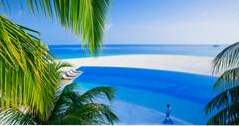 15 Bedövning Resort Pools i Maldiverna (stränder)