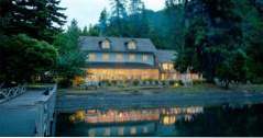 Lake Crescent Lodge i Olympic National Park, WA (fluktbil)