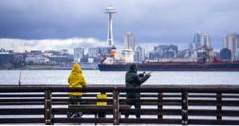 Wie oft regnet es in Seattle? (Washington)