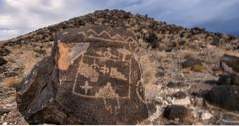 Albuquerque, New Mexico Sehenswürdigkeit-Petroglyphe-Nationaldenkmal (nm)