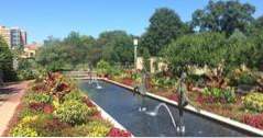 Kansas City Attraksjoner Ewing og Muriel Kauffman Memorial Garden (missouri)
