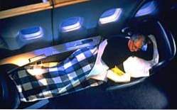 Eersteklas slaapstoeltje op Qantas (luchtvaartmaatschappijen)