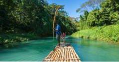 Jamaica Dingen om te doen Martha Brae Rafting Village (caribbean)