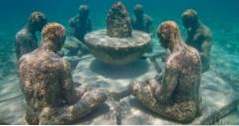 Mexiko Sehenswürdigkeiten Cancun Unterwassermuseum (Urlaubsideen)