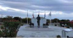 Militär arbetande hundslag National Monument (texas)