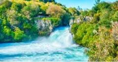 Neuseeland Sehenswürdigkeiten Huka Falls (Abenteuer)