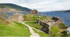 Skottlands slott Urquhart Castle (saker att göra nära mig)